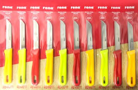 10 Pcs Blister Card 110mm (Blade) Serrated — RENA
